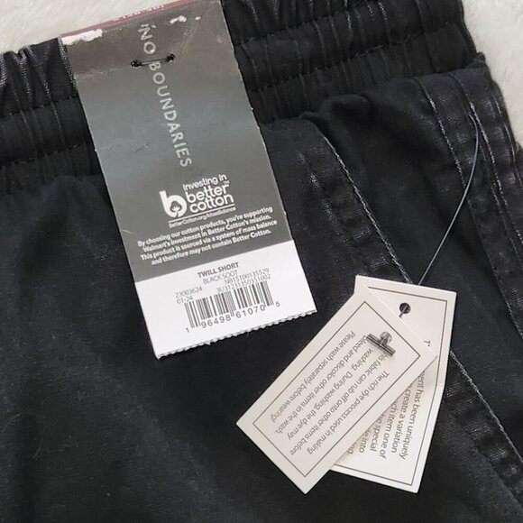 🩳 Men’s Distressed Black Shorts – Size Small 28–30, 100% Cotton, NWT - Picture 7 of 8